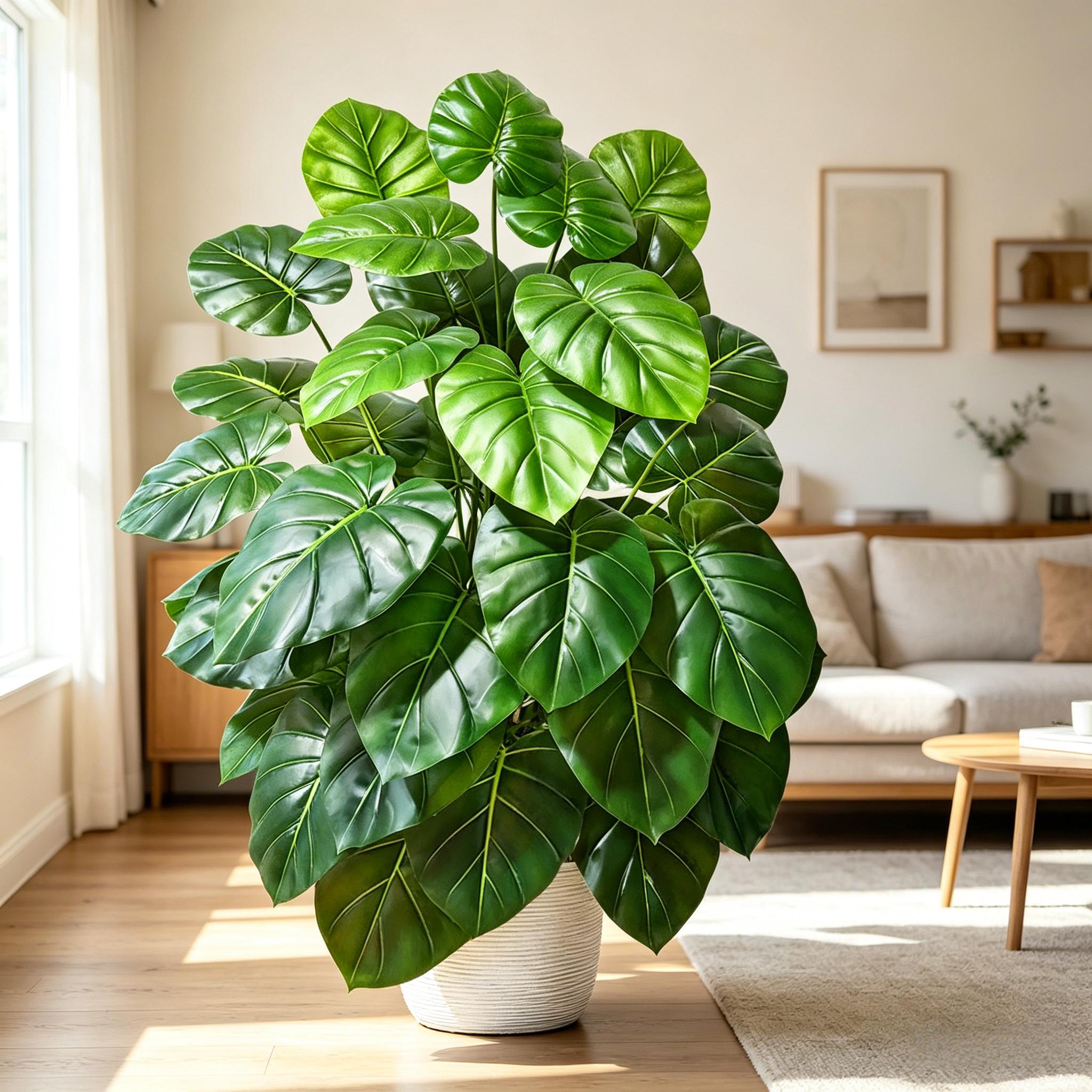 60-105cm Lifelike Artificial P - đánh giá và giá Monstera Adansonii