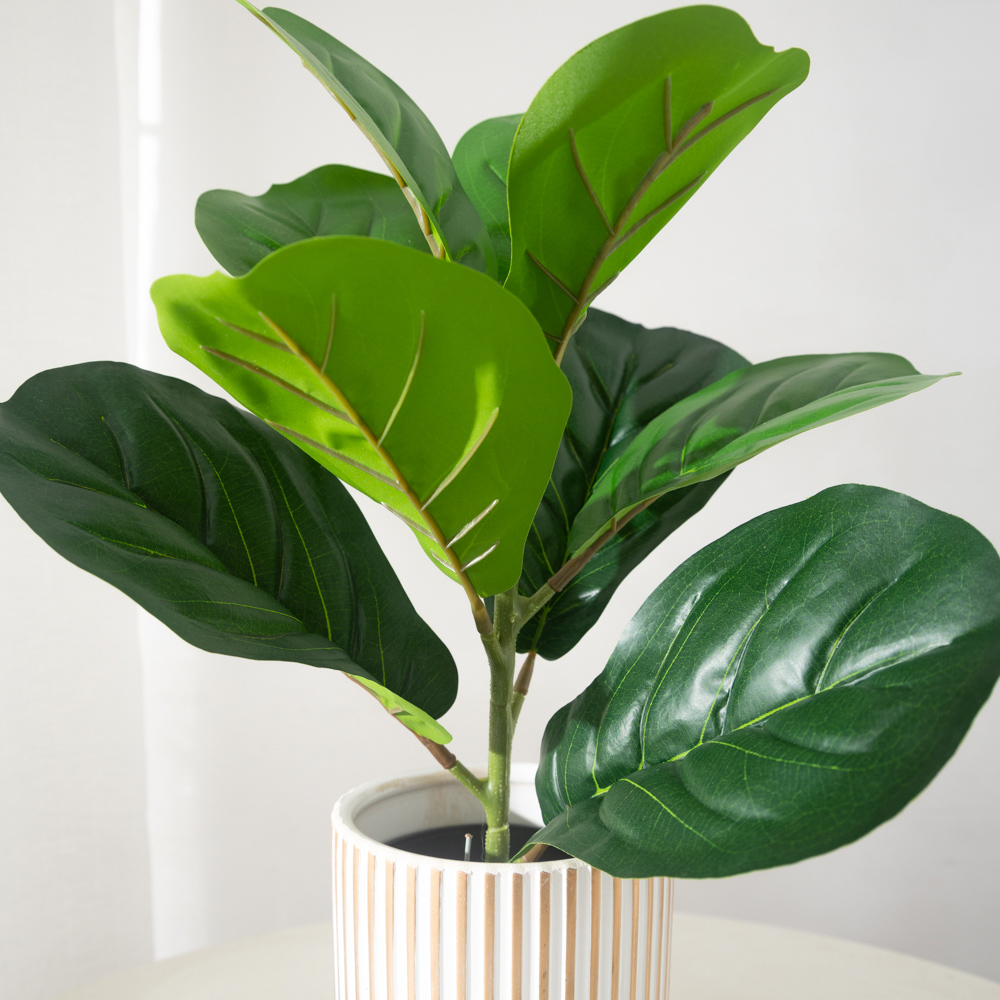 38cm 9 Forks Artificial Ficus  - đánh giá và giá Ficus Lyrata Tree