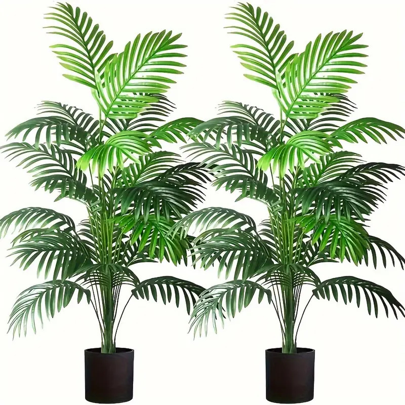 24 Leaves Areca Palm Artificia - đánh giá và giá Monstera Adansonii
