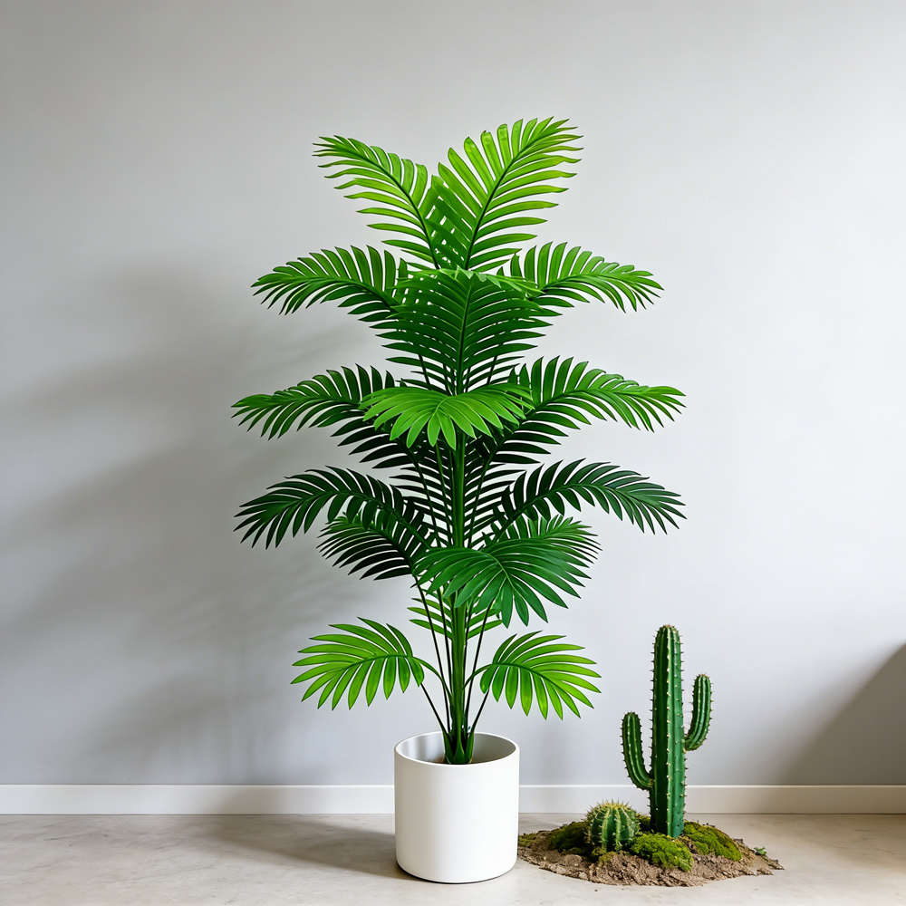 60-80cm Tall Artificial Palm T - đánh giá và giá Monstera Adansonii