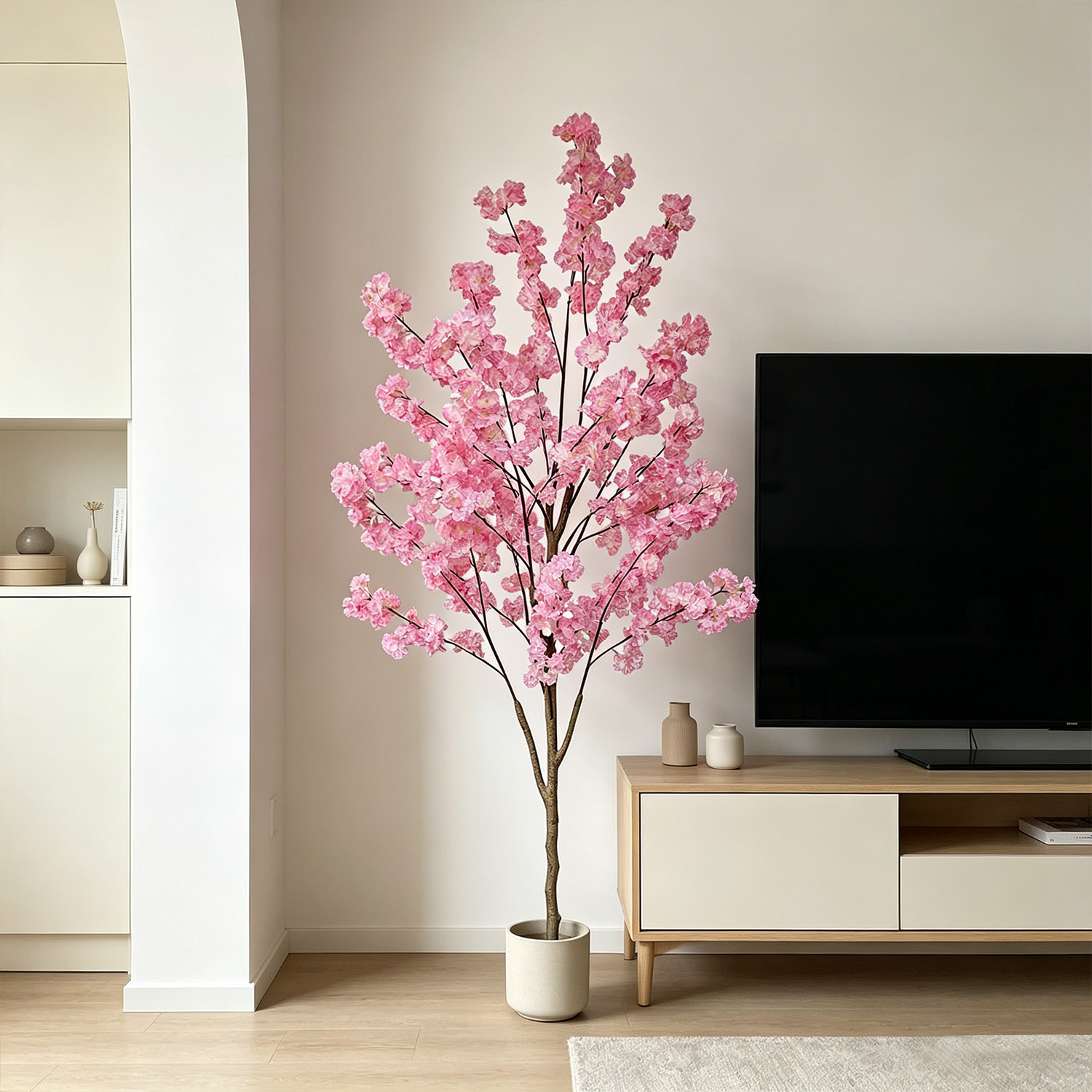 100-220cm Artificial Cherry Bl - đánh giá và giá Ficus Lyrata Tree